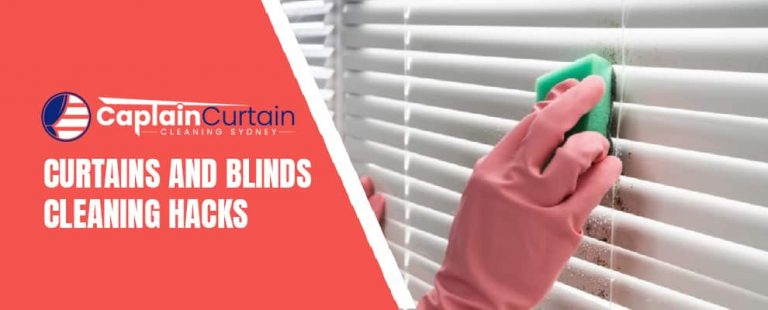 Curtains and Blinds Cleaning Hacks
